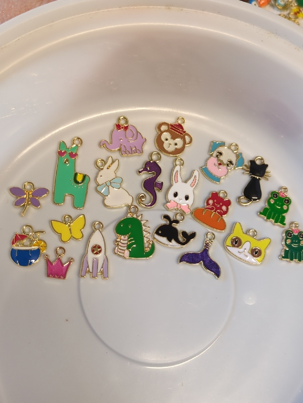 💚4/$10💚Y30 Assorted Enamel Small Pets and Animals Charms for DIY